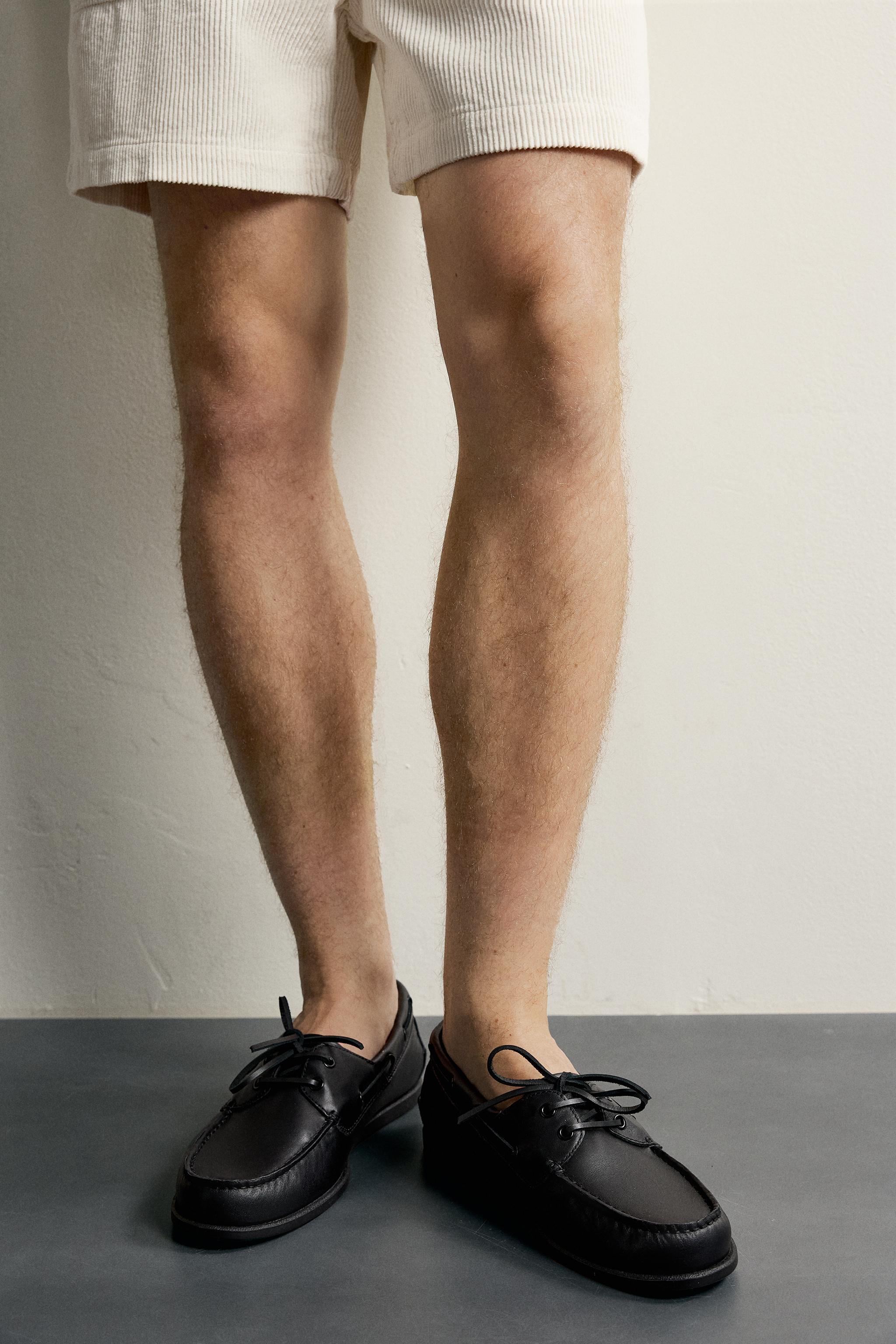 CHAUSSURES BATEAU EN CUIR